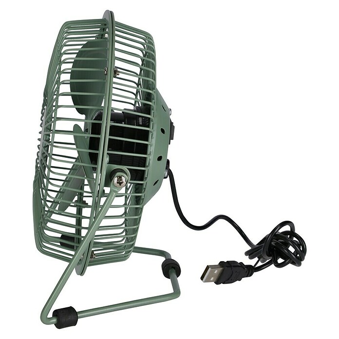 Voltomat USB ventilator Mini  (Zelena, 18 cm) | 3443 - Tisch/Standventilatoren QM | CBLB - Ventilatoren Qualitätsmarke | CBL - Ventilatoren | CB - Elektroinstallation | C - Elektro | BAUHAUS