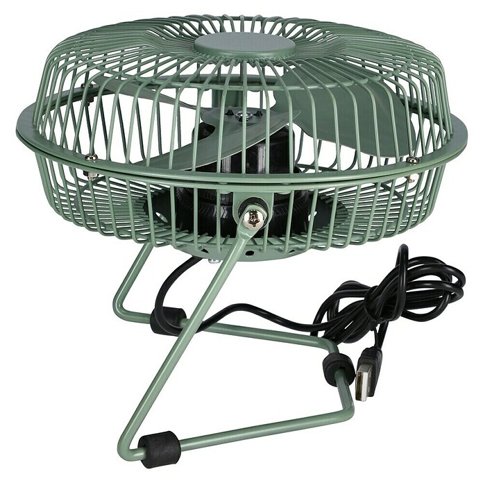 Voltomat USB ventilator Mini  (Zelena, 18 cm) | 3443 - Tisch/Standventilatoren QM | CBLB - Ventilatoren Qualitätsmarke | CBL - Ventilatoren | CB - Elektroinstallation | C - Elektro | BAUHAUS