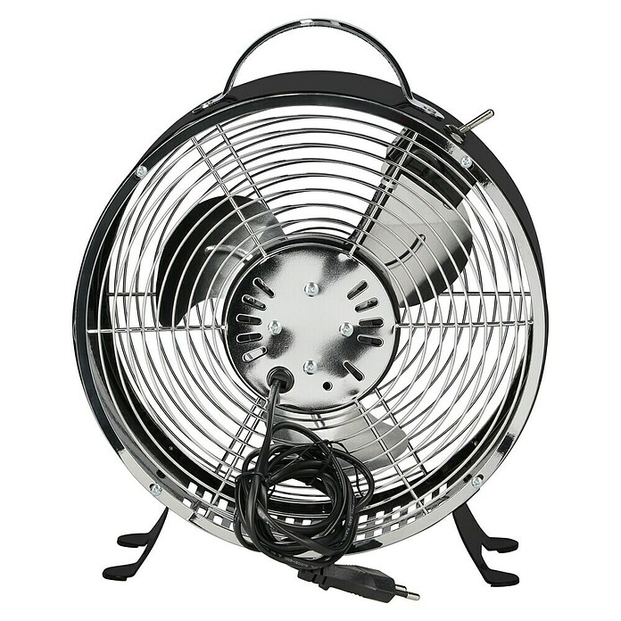 Voltomat Namizni ventilator Retro  (Barva: Črna, Premer: 25 cm) | 3443 - Tisch/Standventilatoren QM | CBLB - Ventilatoren Qualitätsmarke | CBL - Ventilatoren | CB - Elektroinstallation | C - Elektro | BAUHAUS