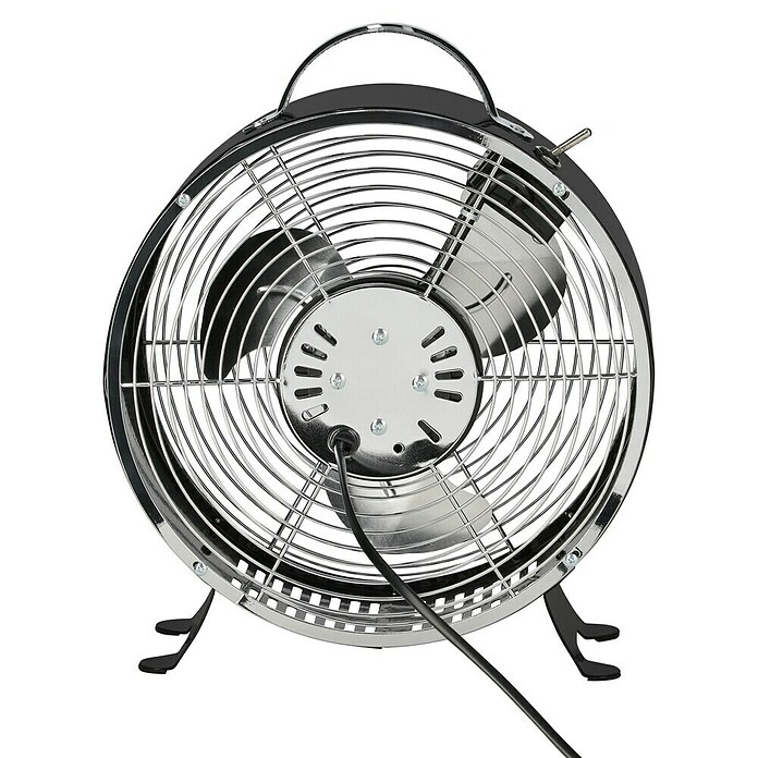 Voltomat Namizni ventilator Retro  (Barva: Črna, Premer: 25 cm) | 3443 - Tisch/Standventilatoren QM | CBLB - Ventilatoren Qualitätsmarke | CBL - Ventilatoren | CB - Elektroinstallation | C - Elektro | BAUHAUS