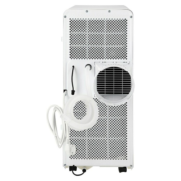 Voltomat Mobiele airconditioner 7.000 BTU (2.000 W, Grootte van de ruimte: 10 m² - 17 m², Wit/Zwart) | BAUHAUS