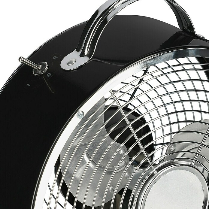 Voltomat Namizni ventilator Retro  (Barva: Črna, Premer: 25 cm) | 3443 - Tisch/Standventilatoren QM | CBLB - Ventilatoren Qualitätsmarke | CBL - Ventilatoren | CB - Elektroinstallation | C - Elektro | BAUHAUS