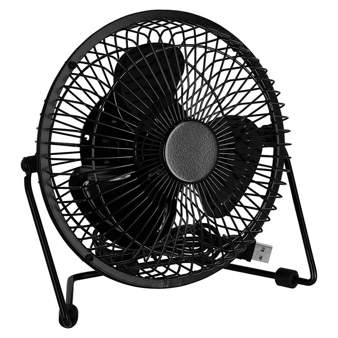 Voltomat USB ventilator Mini  (Črna, 18 cm) | 3443 - Tisch/Standventilatoren QM | CBLB - Ventilatoren Qualitätsmarke | CBL - Ventilatoren | CB - Elektroinstallation | C - Elektro | BAUHAUS