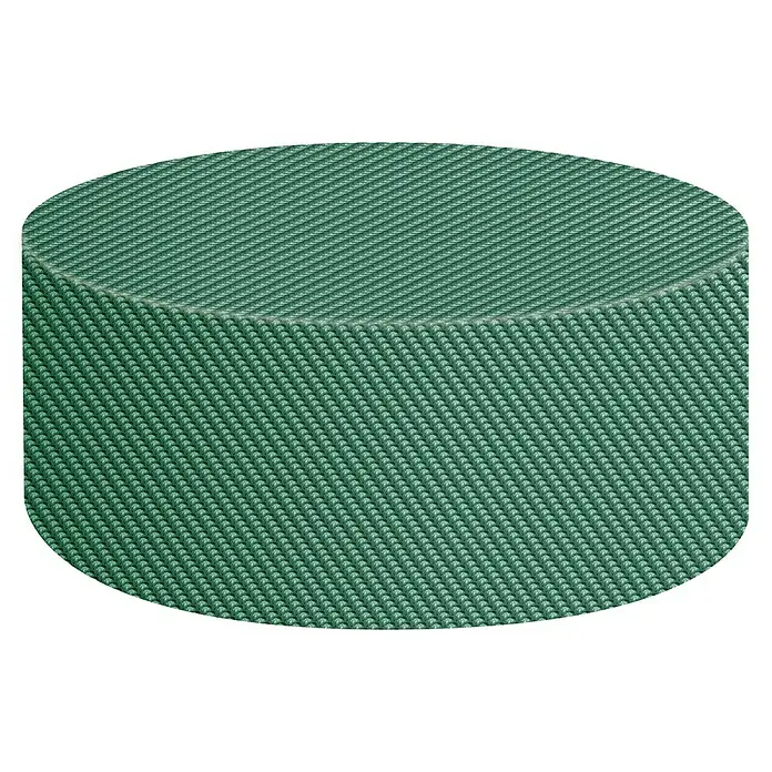 Pura Vida Grill-Schutzhülle Supreme Feuerstelle - Passend für: Feuerstellen bis 90 x 90 x 50 cm, Polyethylen, Polypropylen, 160 g/m², Grün - Grüne, texturierte zylindrische Matte.