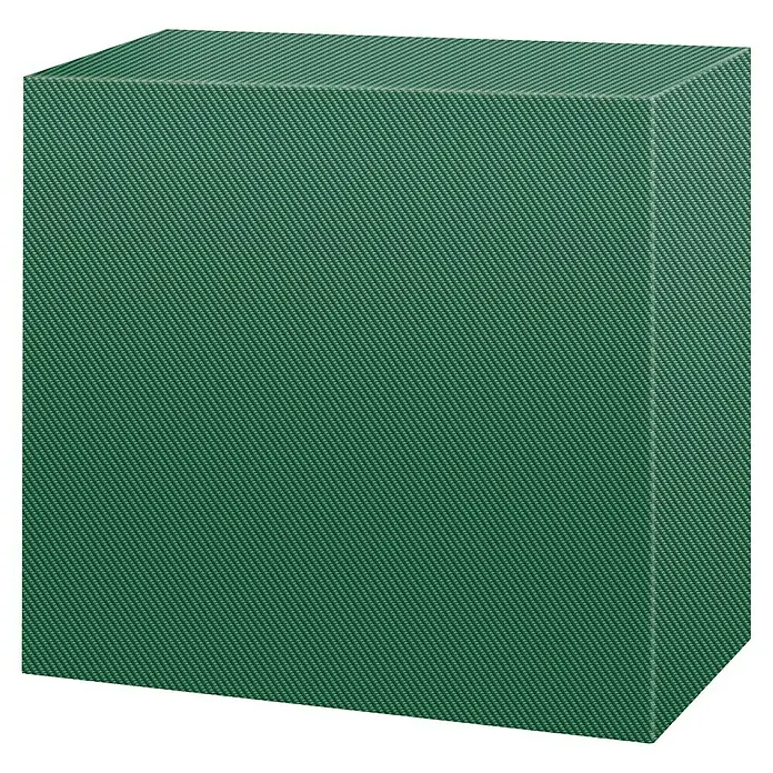 Pura Vida Grill-Schutzhülle Supreme - Passend für: Gasgrills bis 155 x 67 x 97 cm (L), Polyethylen, Polypropylen, 160 g/m², Grün - Grün strukturierter rechteckiger Block, der einem gewebten Stoff ähnelt.