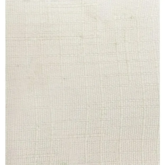 Visillo para ventana Lille Set de 2 uds - An x Al: 140 x 260 cm, 100% poliéster, Blanco, 2 ud. - Tejido blanco con una textura visible.