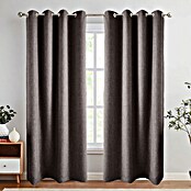 Visillo para ventana Lille Set de 2 uds (An x Al: 140 x 260 cm, 100% poliéster, Gris, 2 ud.) | BAUHAUS
