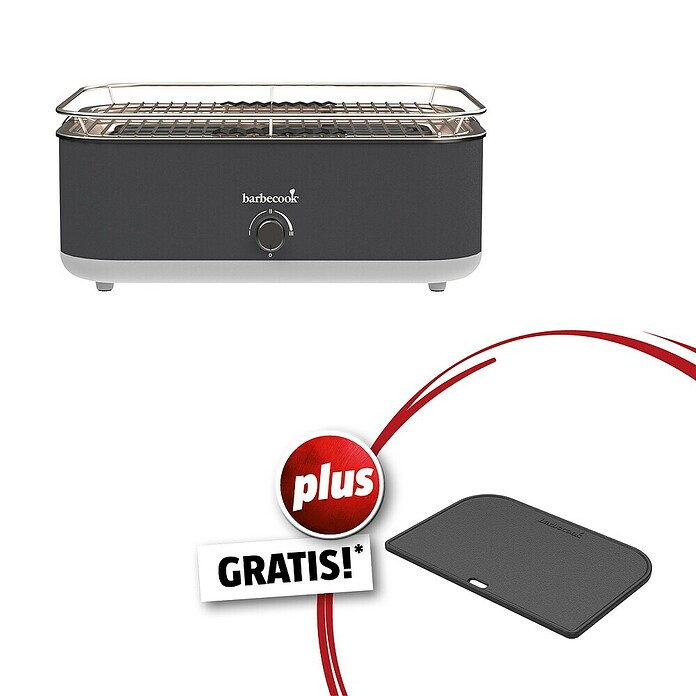 Barbecook Elektrogrill (Grillfläche (B x T): 38,5 x 28,5 cm, 2,5 kW, Schwarz) | BAUHAUS