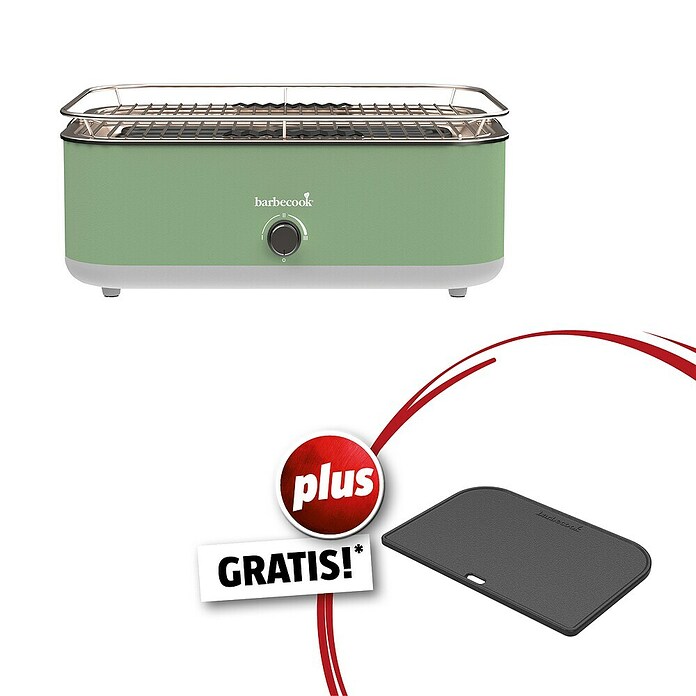 Barbecook Elektrogrill (Grillfläche (B x T): 38,5 x 28,5 cm, 2,5 kW, Grün) | BAUHAUS