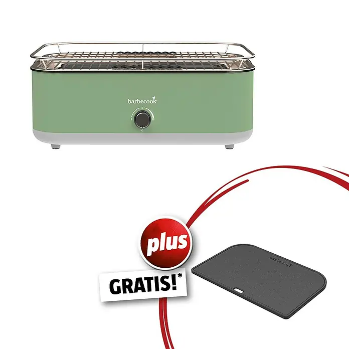 Barbecook Elektrogrill (Grillfläche (B x T): 38,5 x 28,5 cm, 2,5 kW, Schwarz)