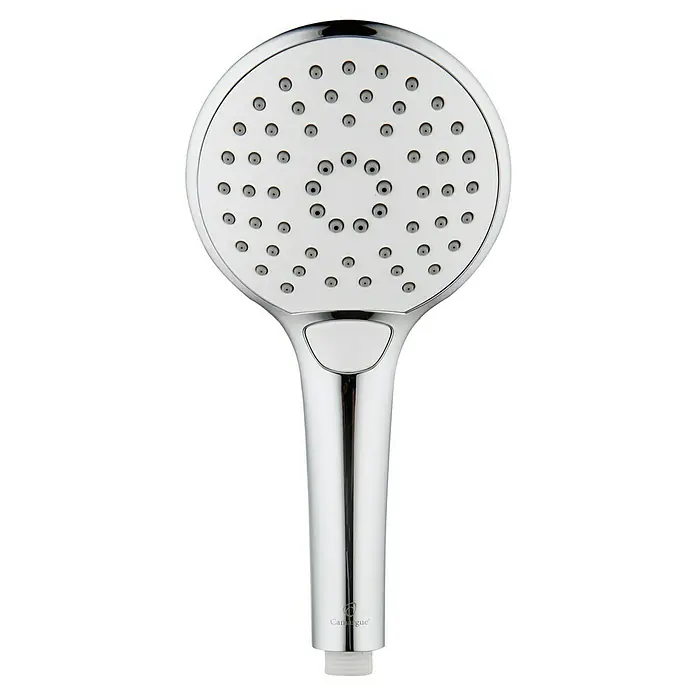 Camargue Handbrause Babsko - Anzahl Funktionen: 3 Stk., Chrom-Grau - Aufnahme eines verchromten Handbrausekopfes mit mehreren Düsen.