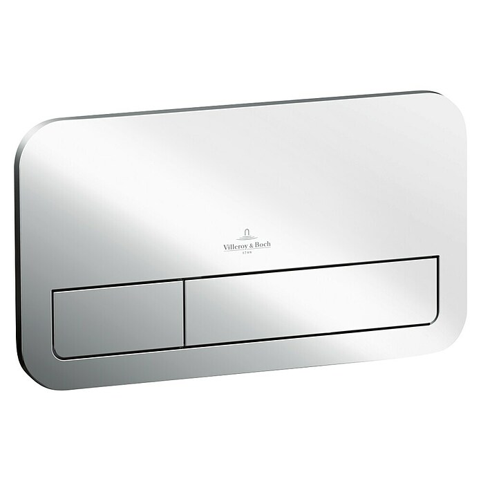 Villeroy & Boch O.novo Spülrandloses Wand-WC-Set (Mit WC-Vorwandelement & WC-Sitz, Ohne Beschichtung, Tiefspüler, Weiß/Chrom)