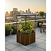 Palatino Hochbeet Home of Tomatoes (100 x 100 x 183 cm, Cortenstahl, Rostbraun) | BAUHAUS