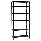 Simonrack Simonclassic Estantería metálica Comfort Plus (Al x An x Pr: 200 x 100 x 40 cm, Capacidad de carga por balda: 100 kg, Número de baldas: 6 ud., Atornillado, Antracita) | BAUHAUS