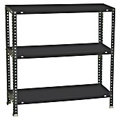 Simonrack Simonclassic Estantería metálica Comfort Plus (Al x An x Pr: 90 x 100 x 30 cm, Capacidad de carga por balda: 100 kg, Número de baldas: 3 ud., Atornillado, Antracita) | BAUHAUS