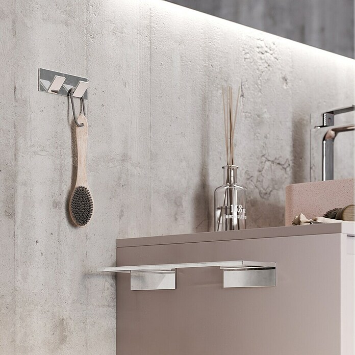 Toallero de barra Urban (Ancho: 30 cm, 1 brazo, Cromo) | BAUHAUS
