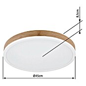 Globo LED okrogla stropna svetilka  (24 W, Ø x V: 450 x 85 mm, Barva svetlobe: Toplo bela) | 3016 - Deckenleuchte | CACB - Deckenleuchten | CAC - Indoorleuchten | CA - Beleuchtung | C - Elektro | BAUHAUS