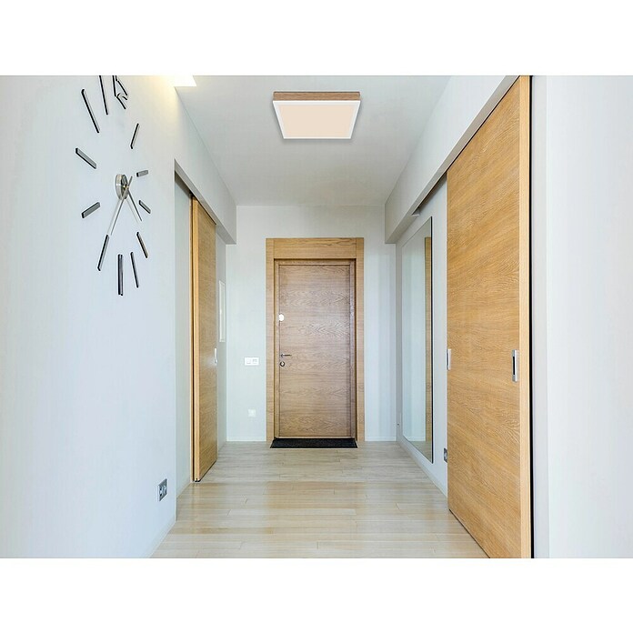 Globo LED stropna svjetiljka Doro  (12 W, D x Š x V: 300 x 300 x 60 mm, Boja svjetla: Topla bijela) | BAUHAUS