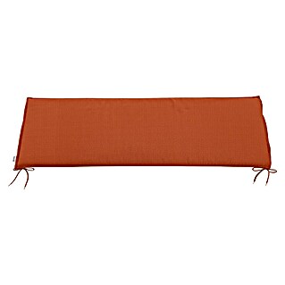 Doppler Bankauflage Life (4-er Bank, L x B x H: 180 x 45 x 4 cm, Polyester, Orange)