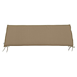 Doppler Bankauflage Life (4-er Bank, L x B x H: 180 x 45 x 4 cm, Polyester, Mokka)