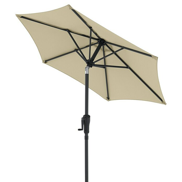 Doppler Balkonschirm rund Life Lift (Sand, Durchmesser Bespannung: 180 cm) | BAUHAUS