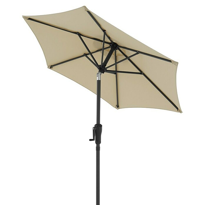 Doppler Balkonschirm rund Life Lift (Sand, Durchmesser Bespannung: 180 cm) | BAUHAUS
