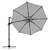 Doppler Ampelschirm rund Life 310 Side (Hellgrau, Durchmesser Bespannung: 310 cm) | BAUHAUS
