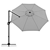 Doppler Ampelschirm rund Life 310 Side (Hellgrau, Durchmesser Bespannung: 310 cm) | BAUHAUS