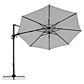 Doppler Ampelschirm rund Life 310 Side (Hellgrau, Durchmesser Bespannung: 310 cm) | BAUHAUS