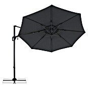 Doppler Ampelschirm rund Life 310 Side (Anthrazit, Durchmesser Bespannung: 310 cm) | BAUHAUS