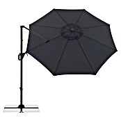Doppler Ampelschirm rund Life 310 Side (Anthrazit, Durchmesser Bespannung: 310 cm) | BAUHAUS