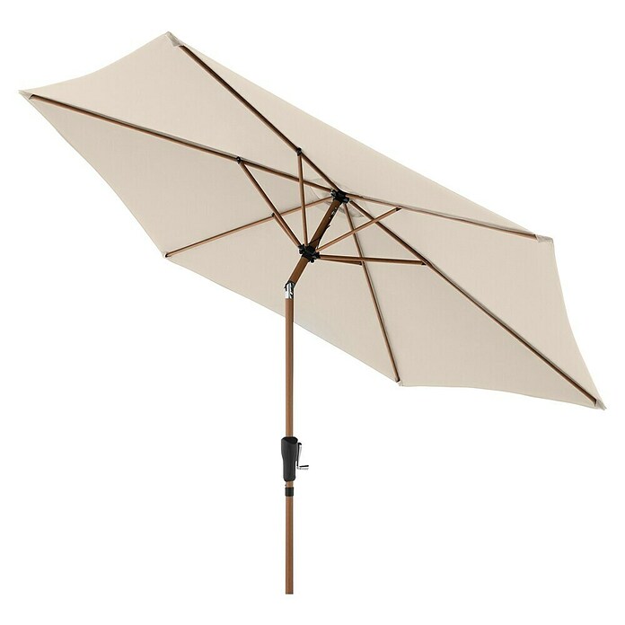 Doppler Balkonschirm rund Life Lift (Sand, Durchmesser Bespannung: 305 cm) | BAUHAUS