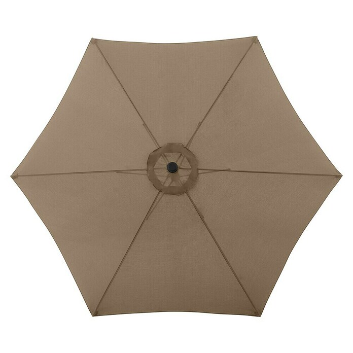 Doppler Balkonschirm rund Life Lift (Greige, Durchmesser Bespannung: 305 cm) | BAUHAUS
