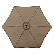 Doppler Balkonschirm rund Life Lift (Greige, Durchmesser Bespannung: 305 cm) | BAUHAUS