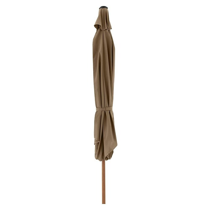 Doppler Balkonschirm rund Life Lift (Greige, Durchmesser Bespannung: 305 cm) | BAUHAUS