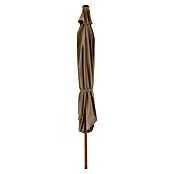 Doppler Balkonschirm rund Life Lift (Greige, Durchmesser Bespannung: 305 cm) | BAUHAUS