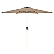 Doppler Balkonschirm rund Life Lift (Greige, Durchmesser Bespannung: 305 cm) | BAUHAUS