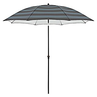 Doppler Balkonschirm rund MyZone 200 (Grau gestreift, Durchmesser Bespannung: 200 cm)