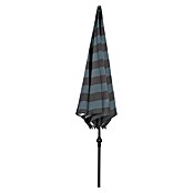Doppler Balkonschirm rund myZone (Anthrazit gestreift, Durchmesser Bespannung: 200 cm) | BAUHAUS