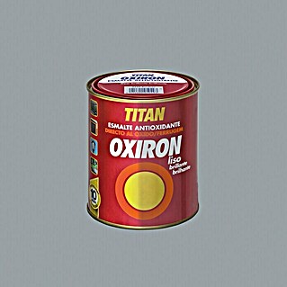 Oxiron Esmalte para metal (Plata óxido, 750 ml, Brillante, Base solvente)
