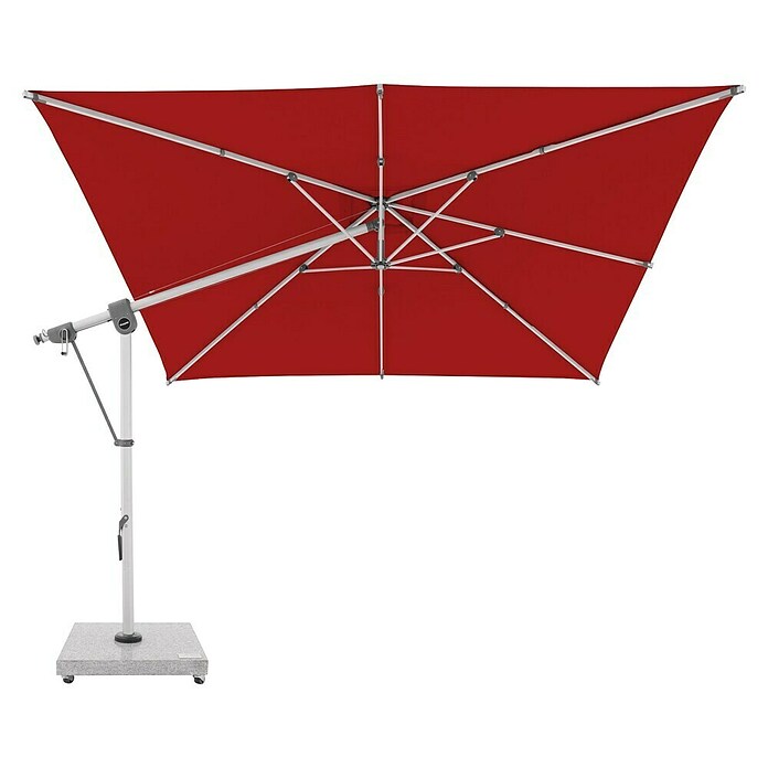 Doppler Expert Ampelschirm Expert (Rot, Bespannungsmaß (L x B): 300 x 300 cm) | BAUHAUS