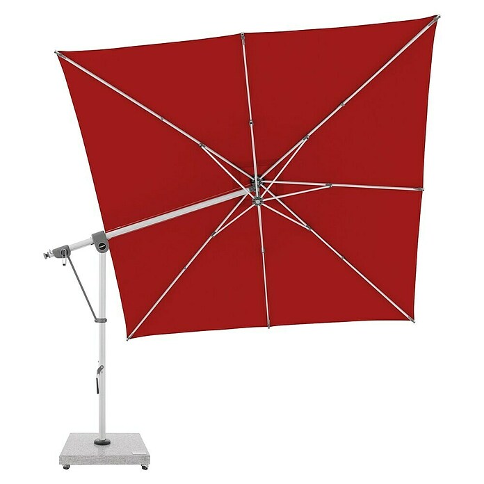 Doppler Expert Ampelschirm Expert (Rot, Bespannungsmaß (L x B): 300 x 300 cm) | BAUHAUS