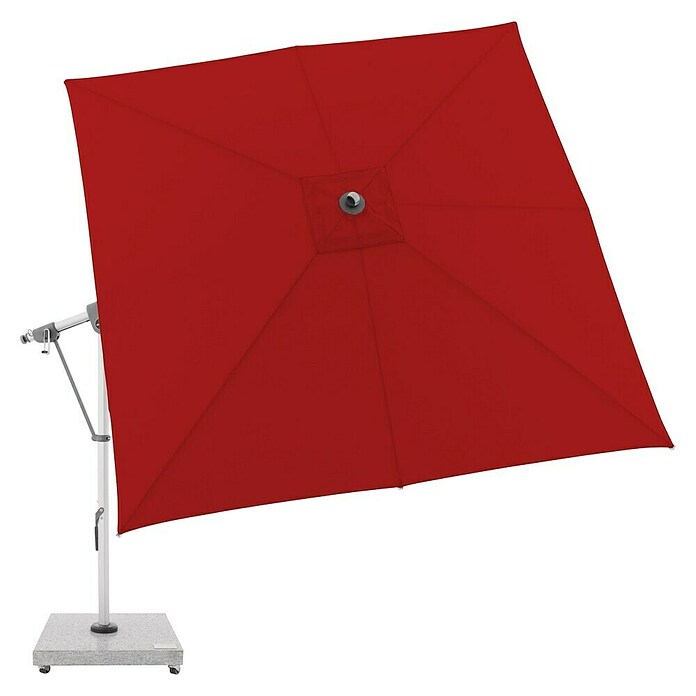 Doppler Expert Ampelschirm Expert (Rot, Bespannungsmaß (L x B): 300 x 300 cm) | BAUHAUS
