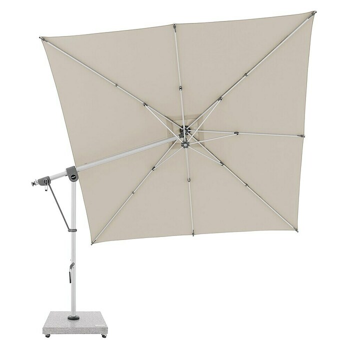 Doppler Expert Ampelschirm Expert (Natur, Bespannungsmaß (L x B): 300 x 300 cm) | BAUHAUS