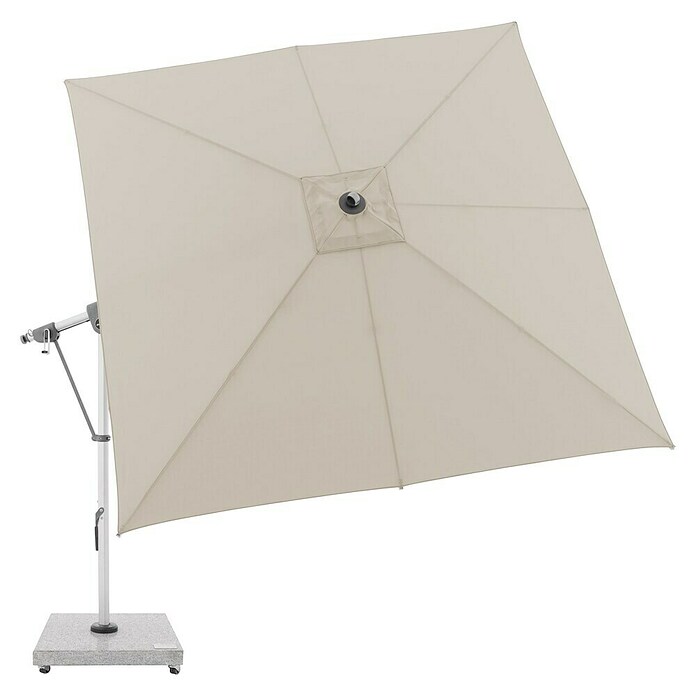 Doppler Expert Ampelschirm Expert (Natur, Bespannungsmaß (L x B): 300 x 300 cm) | BAUHAUS