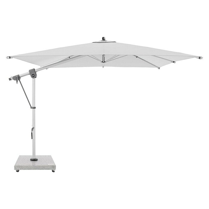 Doppler Expert Ampelschirm Expert (Hellgrau, Bespannungsmaß (L x B): 300 x 300 cm) | BAUHAUS