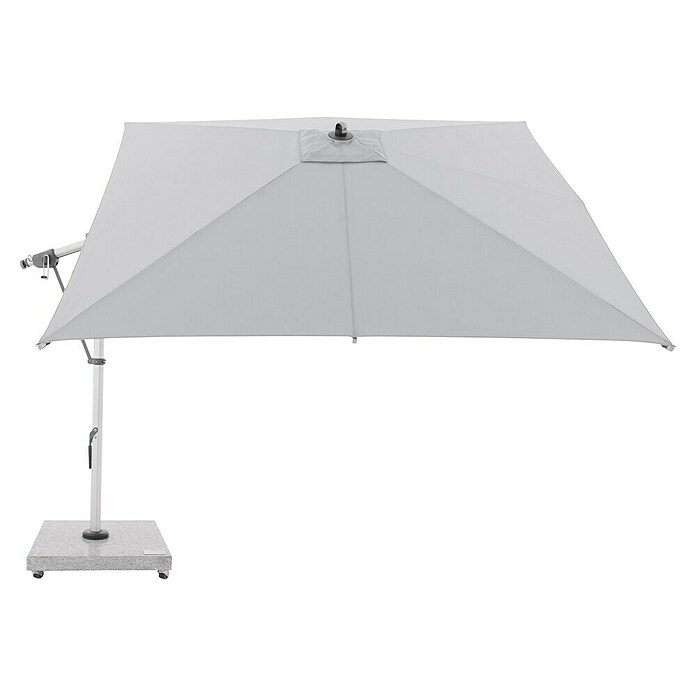 Doppler Expert Ampelschirm Expert (Hellgrau, Bespannungsmaß (L x B): 300 x 300 cm) | BAUHAUS