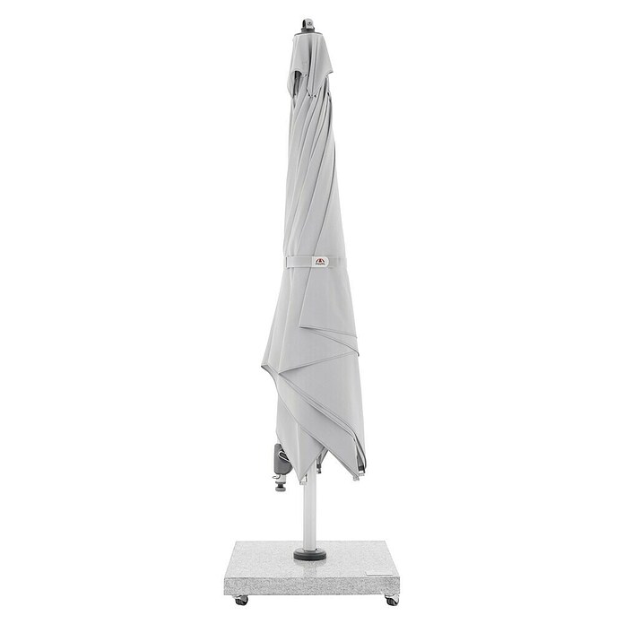 Doppler Expert Ampelschirm Expert (Hellgrau, Bespannungsmaß (L x B): 300 x 300 cm) | BAUHAUS