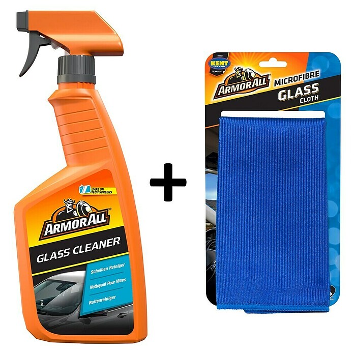 ArmorAll Čistilo za avtomobilska stekla Glass Cleaner + krpa iz mikrovlaken  (500 ml) | 2750 - Reinigung, Pflege, Schmierung | BDDB - Autopflege | BDD - Autozubehör | BD - Autozubehör | B - Werkz/Masch/Maschzubeh/Auto | BAUHAUS