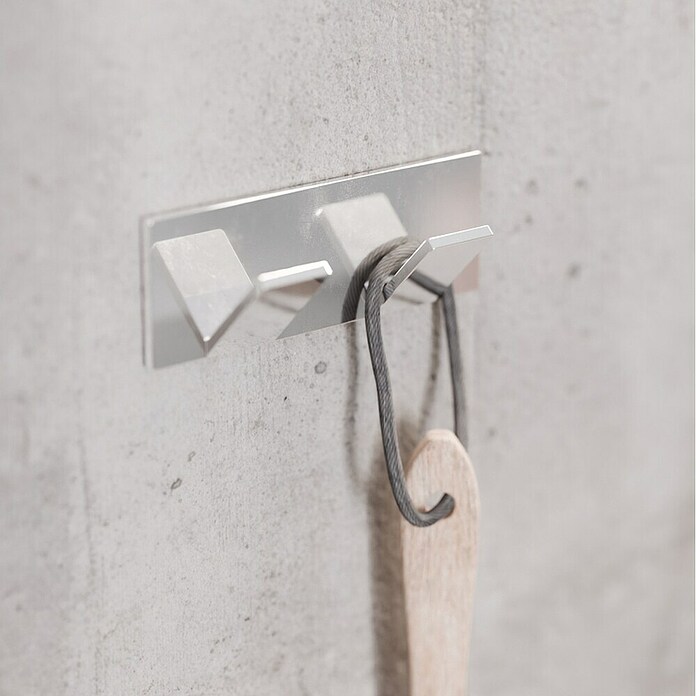 Colgador Urban (Número de ganchos: 2 ud., Cromo) | BAUHAUS